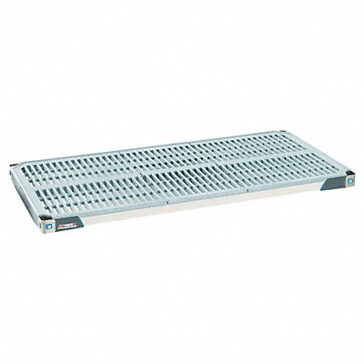 Plstc Shelf 30x2 3/8x18in LdCp 1000lb MPN:MX1830G