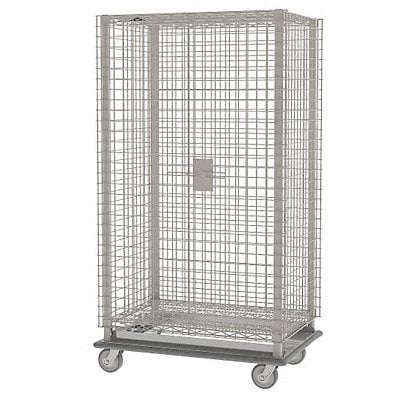 Wire Security Cart Epoxy Coat 39x28x68 MPN:MQSEC53LE