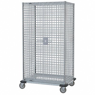 Wire Security Cart Chrome 63x28x69 MPN:SEC56LCQ