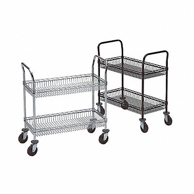 Basket Cart 2Shelf 39x36x18 Chrome MPN:66168-SPECIALLSS