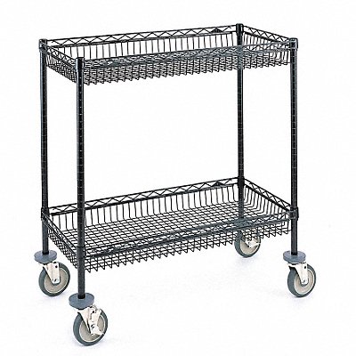 CART 2 BASKET BLACK 39 HX18 WX48 MPN:66171