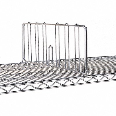 Shelf Divider 2inx8inx18in Steel PK6 MPN:DD18C