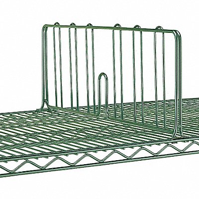 Shelf Divider 2x8x24in PolymStnlStl PK6 MPN:DD24K3