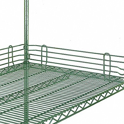 Ledge 1 1/2x4x18in Polymer StnlStl PK2 MPN:L18N-4K3