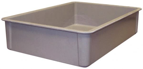 Fiberglass Storage Tote: 400 lb Capacity MPN:8800085136GRAY