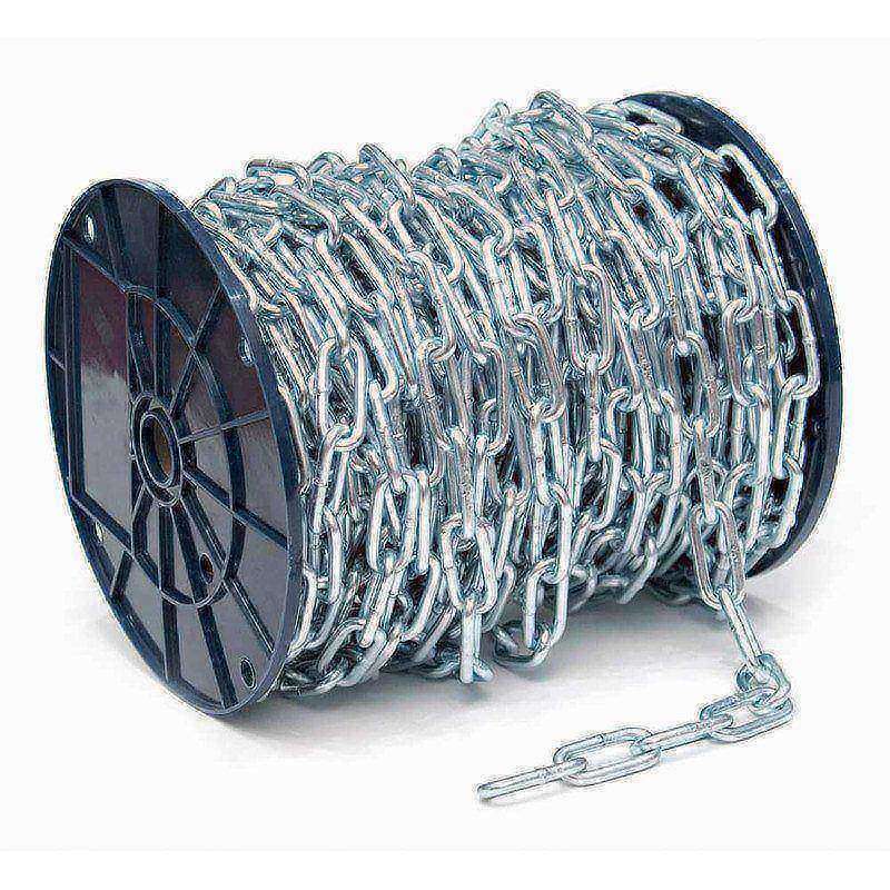 Welded Chain, Material: Steel , Inside Length (Decimal Inch): 1.2600 , Inside Length (mm): 1.26 , Inside Width (mm): 0.34 , Inside Width: 0.3400  MPN:519182