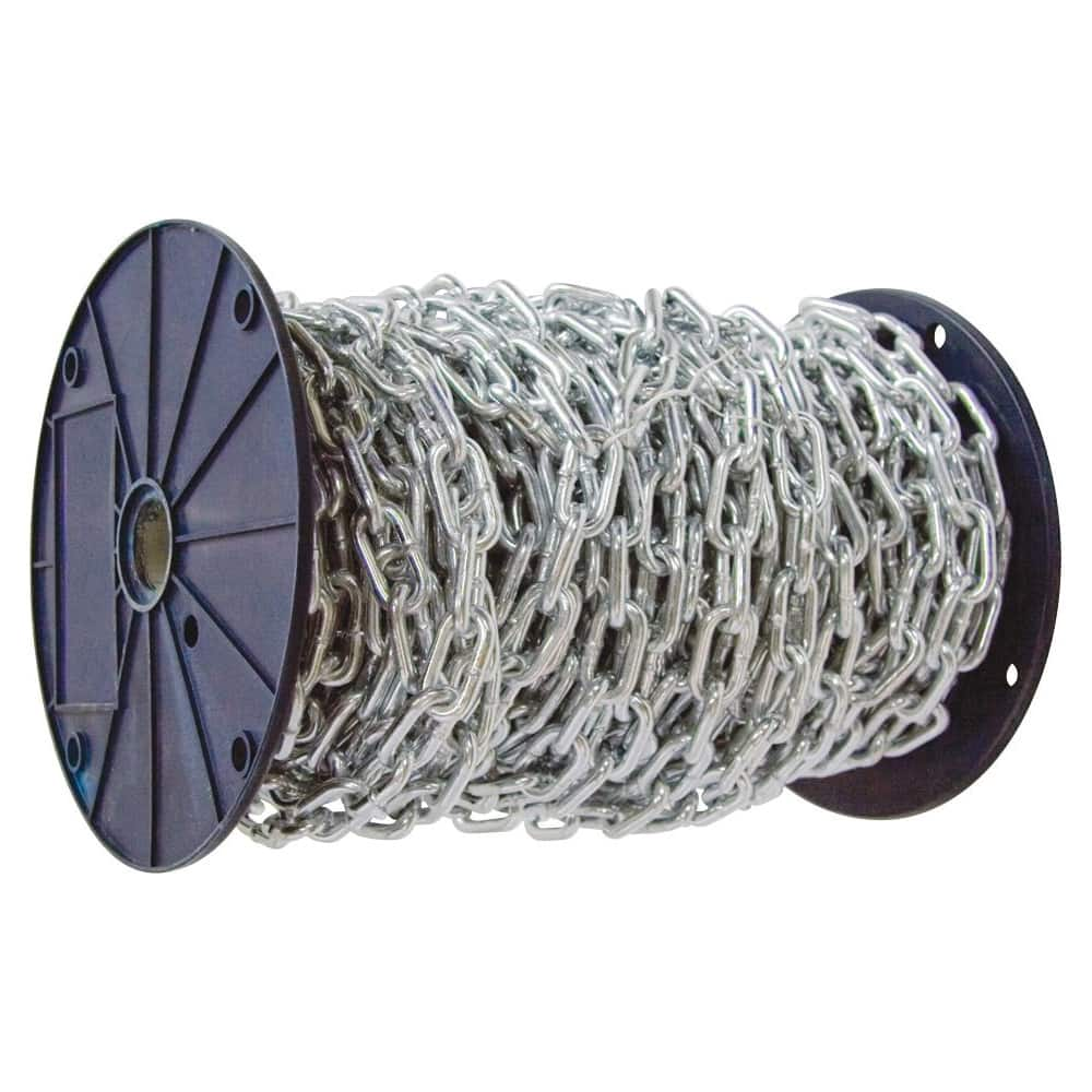 Welded Chain, Material: Steel , Inside Length (Decimal Inch): 0.9400 , Inside Length (mm): 0.94 , Inside Width (mm): 0.25 , Inside Width: 0.2500  MPN:530512