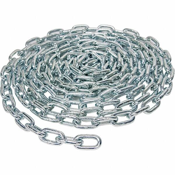 Welded Chain, Finish: Zinc-Plated , Overall Length: 15cm, 15in, 15yd, 15mm, 15m, 15ft , Inside Length (Decimal Inch): 1.3800 , Inside Length: 1.38mm, 1.38in  MPN:541121