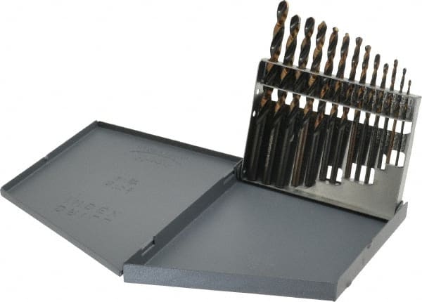 Drill Bit Set: Jobber Length Drill Bits, 13 Pc, 118 ° MPN:314S13