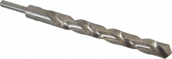 Reduced Shank Drill Bit: 63/64'' Dia, 1/2'' Shank Dia, 118 0, High Speed Steel MPN:212X 63/64