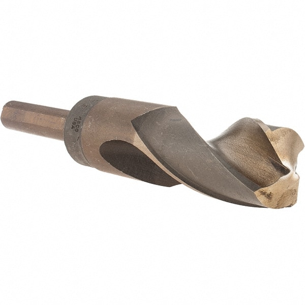 Reduced Shank Drill Bit: 1-1/8'' Dia, 1/2'' Shank Dia, 135 0, Cobalt MPN:303CF-1 1/8