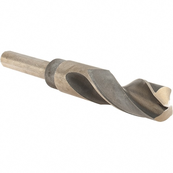 Reduced Shank Drill Bit: 55/64'' Dia, 1/2'' Shank Dia, 135 0, Cobalt MPN:303CF-55/64