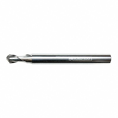 Ball End Mill Single End 0.20mm Carbide MPN:SFBM-002-0