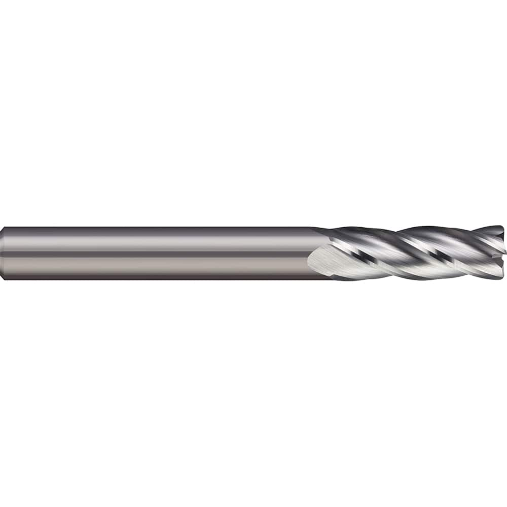 Corner Radius End Mill: 10 mm Dia, 25 mm LOC, 0.5 mm Radius, 2 Flutes, Solid Carbide MPN:AECM-1005-2