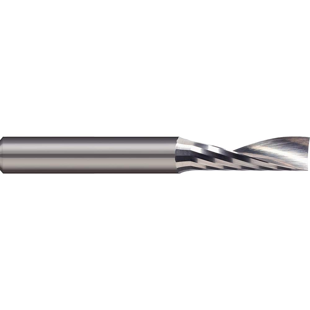 Spiral Router Bit: 10 mm Dia, 25 mm LOC, 10 mm Shank Dia, Upcut MPN:SFPM-100-10