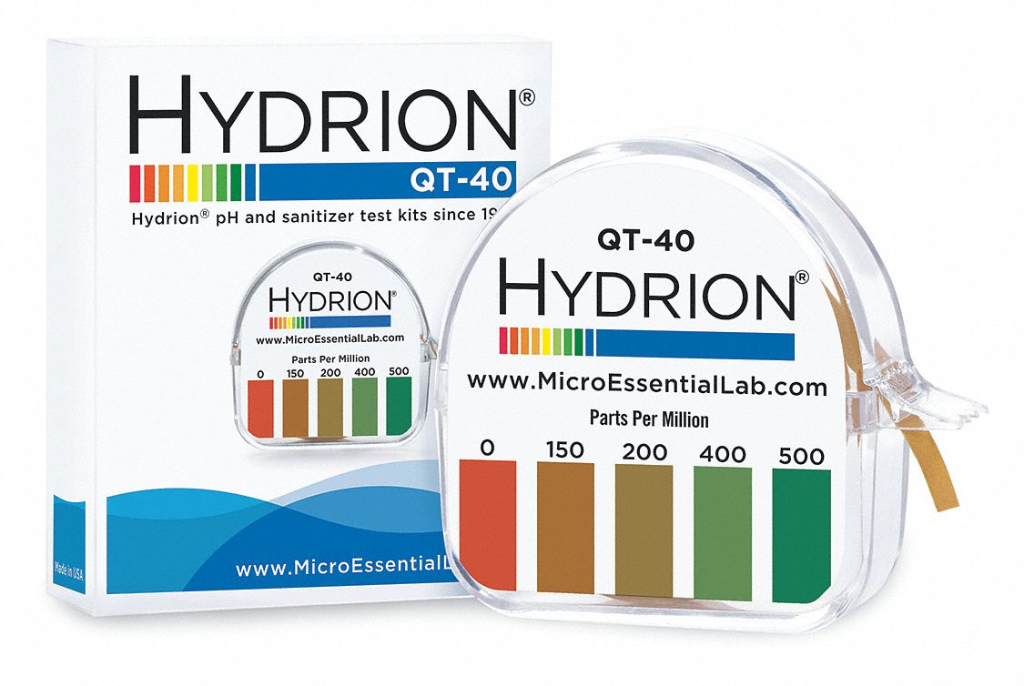 Test Strips Detects Ammonia 5/32 W PK10 MPN:QT-40