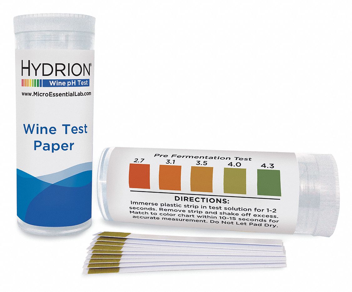 Test Strips Detects pH 2-3/4 L 1/4 W MPN:WN-56