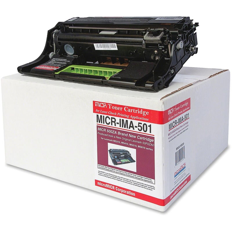 microMICR IMA-501 - Black - compatible - printer imaging unit (alternative for: Lexmark 501H) - for Lexmark MS312, MS317, MS415, MS417, MS517, MS617, MX317, MX410, MX417, MX511, MX517, MX617 MPN:IMA501