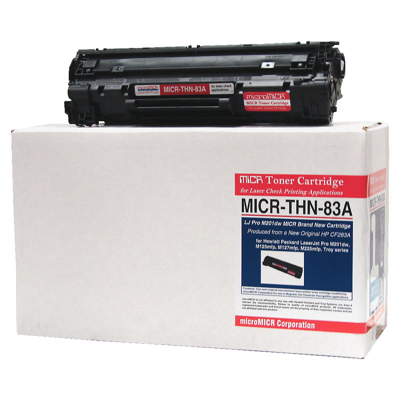 MicroMICR Remanufactured Black Toner Cartridge Replacement For HP 83A, CF283A, THN-83A MPN:MICRTHN83A