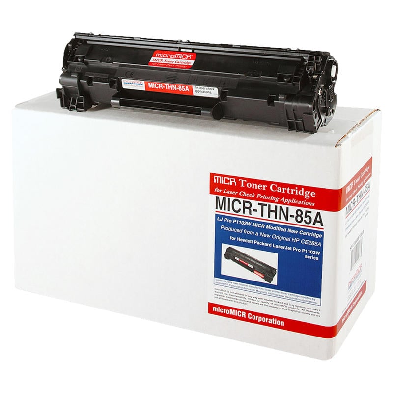 MicroMICR Remanufactured Black Toner Cartridge Replacement For HP 85A, CE285A, THN-85A MPN:MICRTHN85A