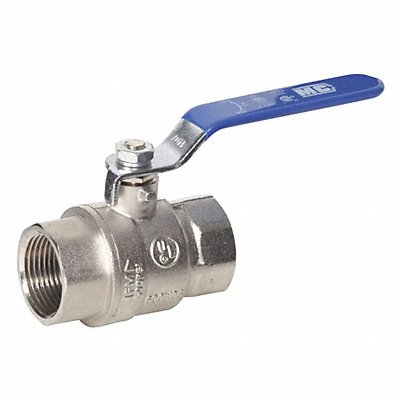 Brass Ball Valve Plated 3/4 FPT 600 CWP MPN:FPC-75