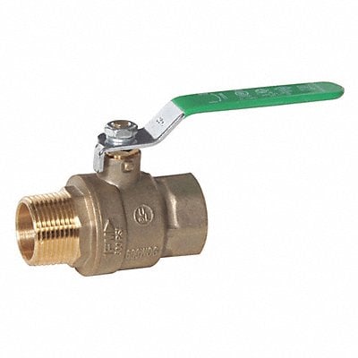 Brass Ball Valve Lead-Free 1 MPT X FPT MPN:MBB-100NL