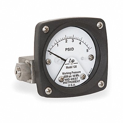 D0754 Pressure Gauge 0 to 5 psi MPN:120-AA-00-OO-5P