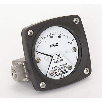 D0755 Pressure Gauge 0 to 20 psi MPN:120-SA-00-OO-20P