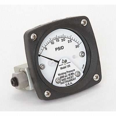 D0755 Pressure Gauge 0 to 30 psi MPN:120-SA-00-OO-30P