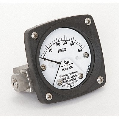 D0755 Pressure Gauge 0 to 50 psi MPN:120-SA-00-OO-50P