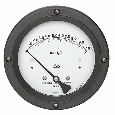 D7961 Pressure Gauge 0 to 10 In H2O MPN:130-0111