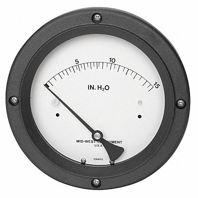 D7961 Pressure Gauge 0 to 15 In H2O MPN:130-0112