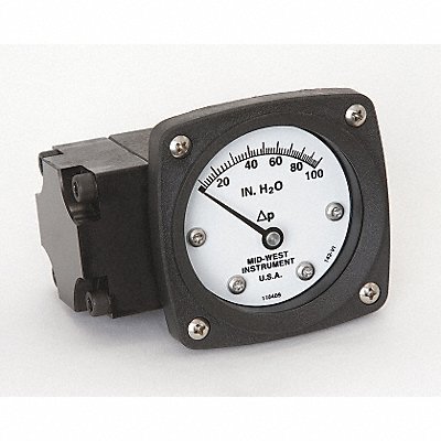 D0756 Pressure Gauge 0 to 100 In H2O MPN:142-AA-00-OO-100H