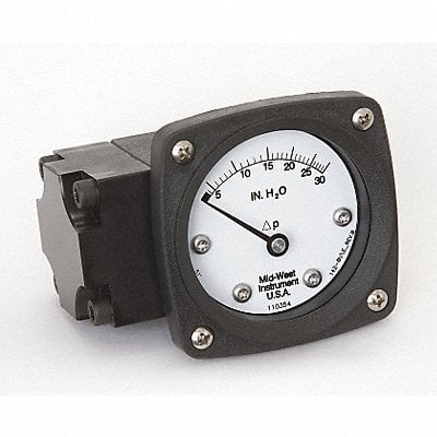 D0756 Pressure Gauge 0 to 30 In H2O MPN:142-AA-00-OO-30H