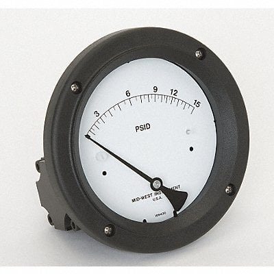 D0758 Pressure Gauge 0 to 15 psi MPN:142-AC-00-OO-15P