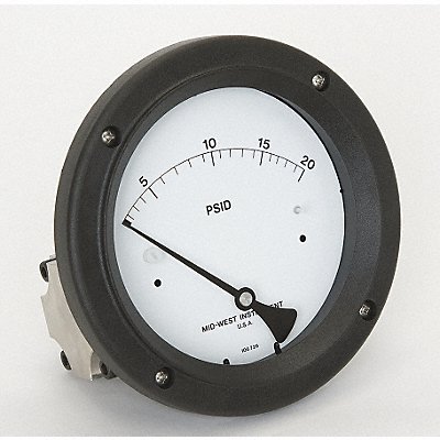 D0758 Pressure Gauge 0 to 20 psi MPN:142-AC-00-OO-20P