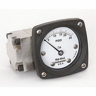 D0757 Pressure Gauge 0 to 25 psi MPN:142-SA-00-OO-25P