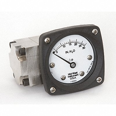 D0757 Pressure Gauge 0 to 30 In H2O MPN:142-SA-00-OO-30H