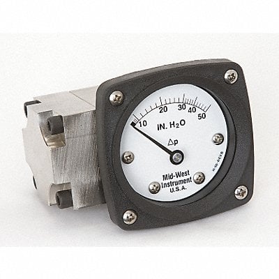 D0757 Pressure Gauge 0 to 50 In H2O MPN:142-SA-00-OO-50H