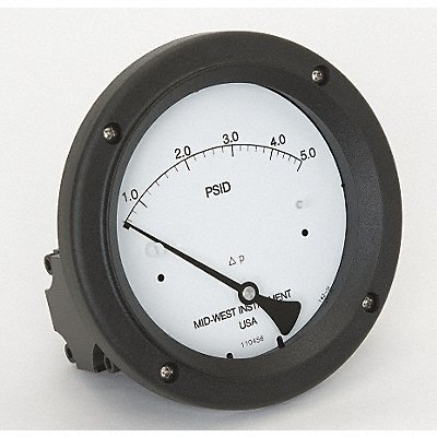 D0759 Pressure Gauge 0 to 5 psi MPN:142-SC-00-OO-5P