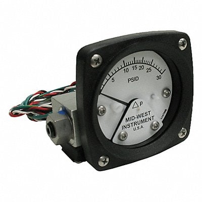 Differential Pressure Gauge and Switch MPN:120AA-00-O-AA-30P