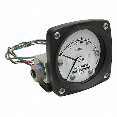 Differential Pressure Gauge and Switch MPN:120AA-00-O-AA-50P