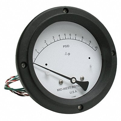 K4585 Differential Pressure Gauge and Switch MPN:120AC-00-O-AA-10P