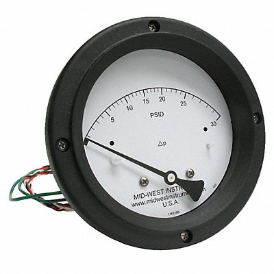 K4585 Differential Pressure Gauge and Switch MPN:120AC-00-O-AA-30P