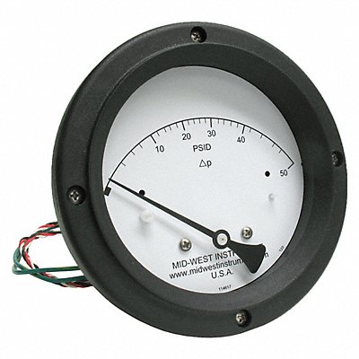 K4585 Differential Pressure Gauge and Switch MPN:120AC-00-O-AA-50P