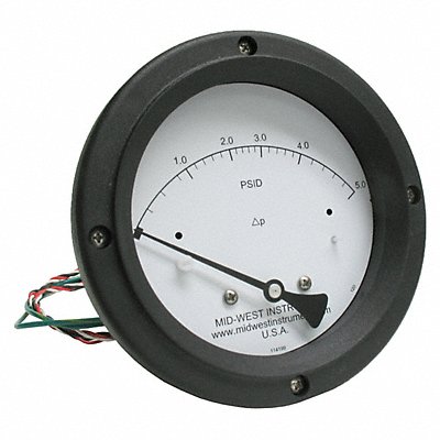 K4585 Differential Pressure Gauge and Switch MPN:120AC-00-O-AA-5P