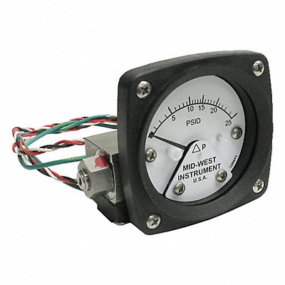 K4584 Differential Pressure Gauge and Switch MPN:120SA-00-O-AA-25P