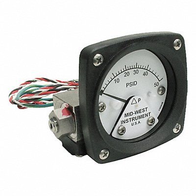 K4584 Differential Pressure Gauge and Switch MPN:120SA-00-O-AA-50P