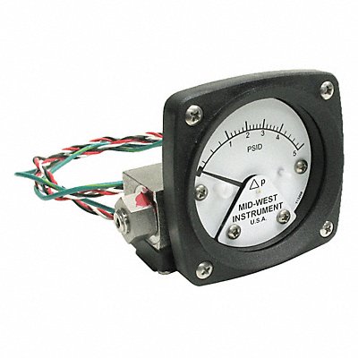 K4584 Differential Pressure Gauge and Switch MPN:120SA-00-O-AA-5P