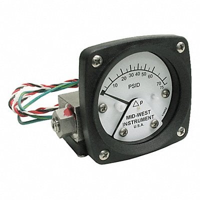 K4584 Differential Pressure Gauge and Switch MPN:120SA-00-O-AA-75P